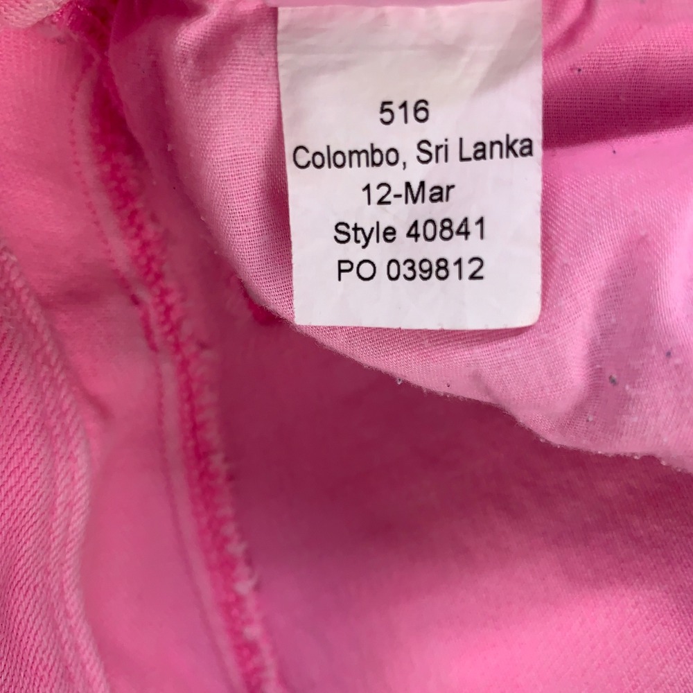 Lilly Pulitzer Worth Skinny Mini Jeans Womens 12 Pink Low Rise Stretch 40841 - Picture 6 of 16